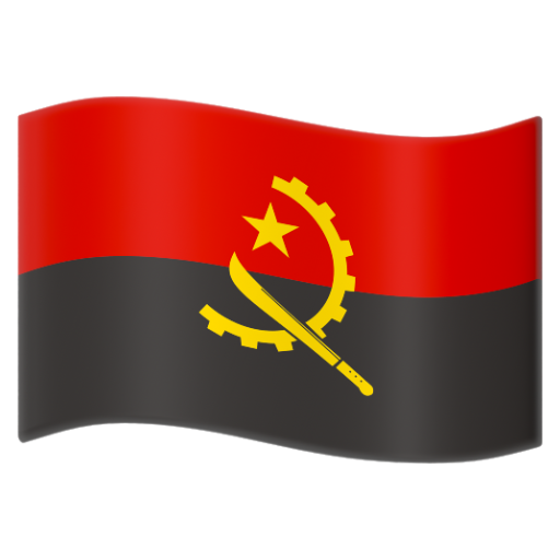 Emoji Cờ: Angola 🇦🇴 dạng 3D