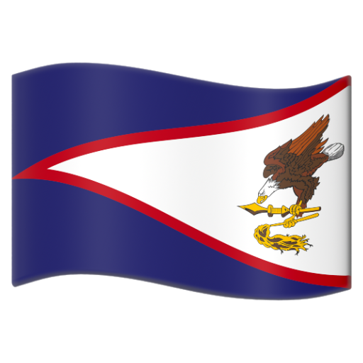 Emoji Cờ: Samoa thuộc Mỹ 🇦🇸 dạng 3D