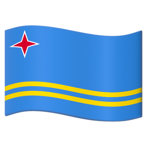 Emoji Cờ: Aruba 🇦🇼 dạng 3D