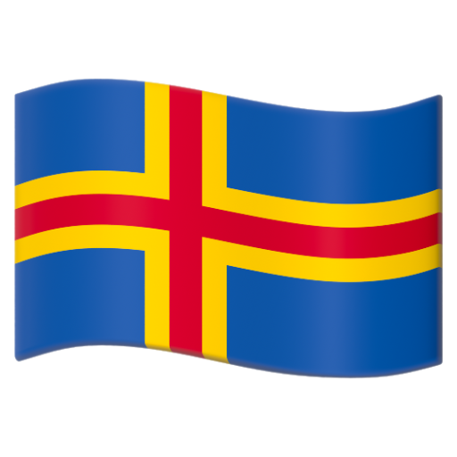 Emoji Cờ: Quần đảo Åland 🇦🇽 dạng 3D