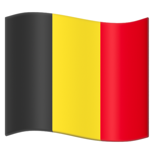 Emoji Cờ: Bỉ 🇧🇪 dạng 3D