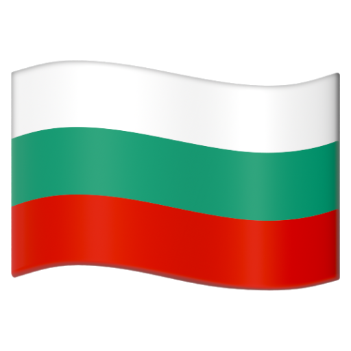 Emoji Cờ: Bulgaria 🇧🇬 dạng 3D