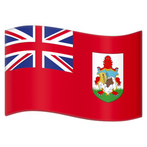 Emoji Cờ: Bermuda 🇧🇲 dạng 3D