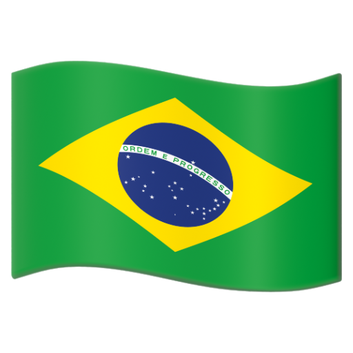 Emoji Cờ: Brazil 🇧🇷 dạng 3D