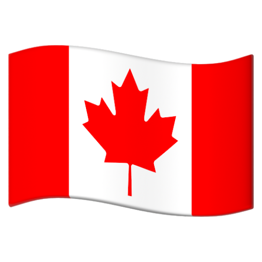 Emoji Cờ: Canada 🇨🇦 dạng 3D