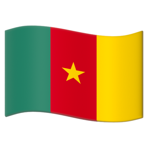 Emoji Cờ: Cameroon 🇨🇲 dạng 3D