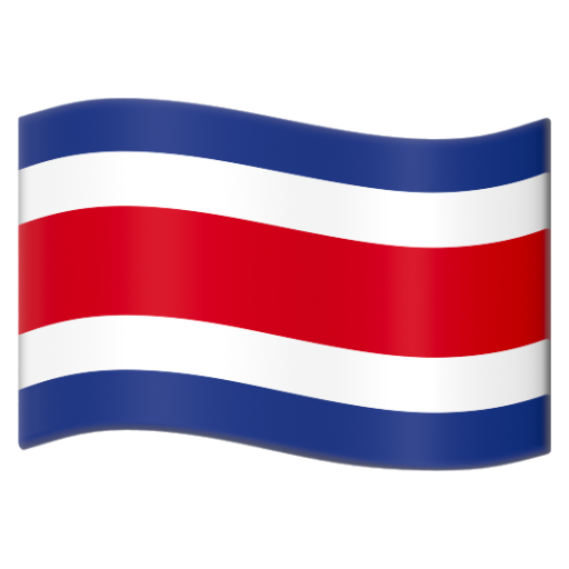 Emoji Cờ: Costa Rica 🇨🇷 dạng 3D