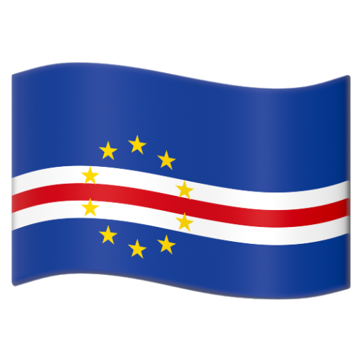 Emoji Cờ: Cape Verde 🇨🇻 dạng 3D