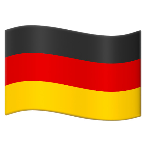 Emoji Cờ: Đức 🇩🇪 dạng 3D