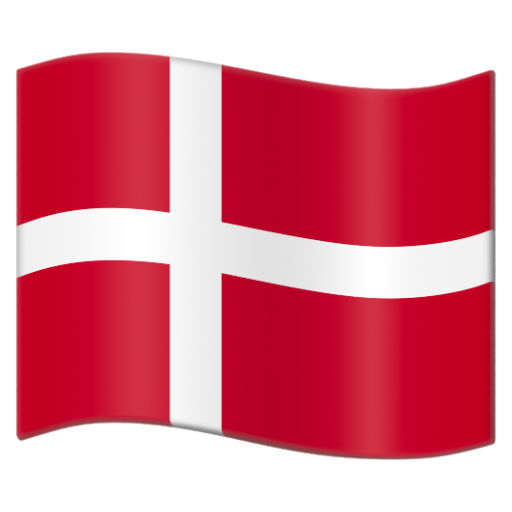 Emoji Cờ: Đan Mạch 🇩🇰 dạng 3D