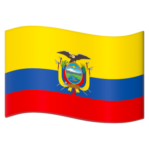 Emoji Cờ: Ecuador 🇪🇨 dạng 3D