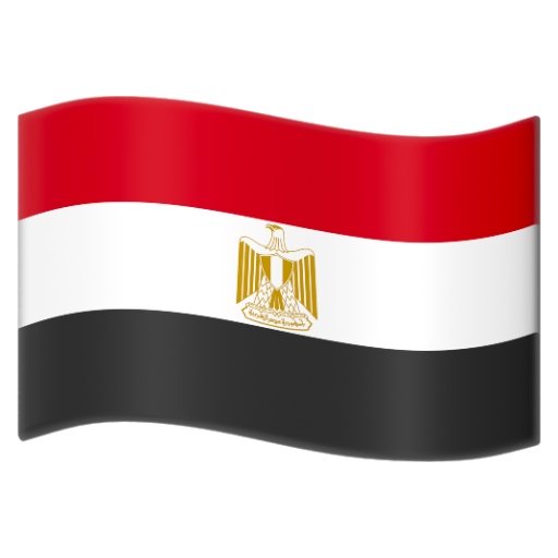 Emoji Cờ: Ai Cập 🇪🇬 dạng 3D