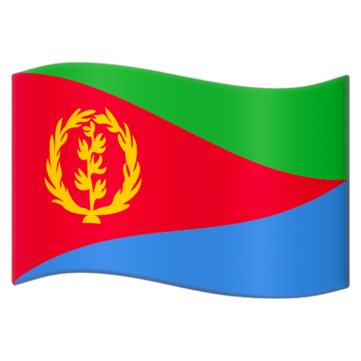 Emoji Cờ: Eritrea 🇪🇷 dạng 3D
