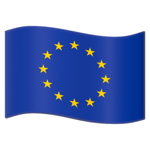 Emoji Cờ: Liên Minh Châu Âu 🇪🇺 dạng 3D