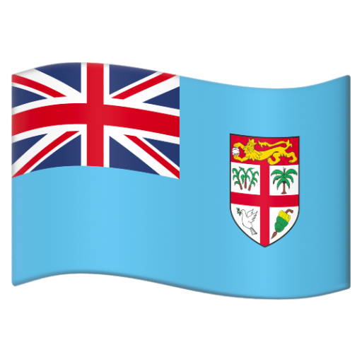 Emoji Cờ: Fiji 🇫🇯 dạng 3D
