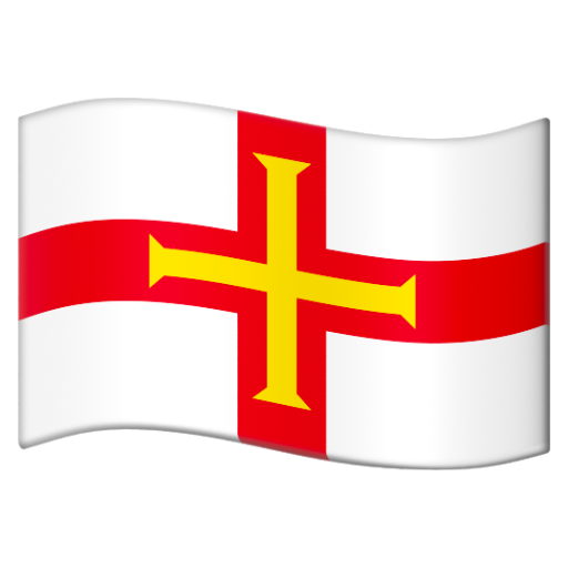 Emoji Cờ: Guernsey 🇬🇬 dạng 3D