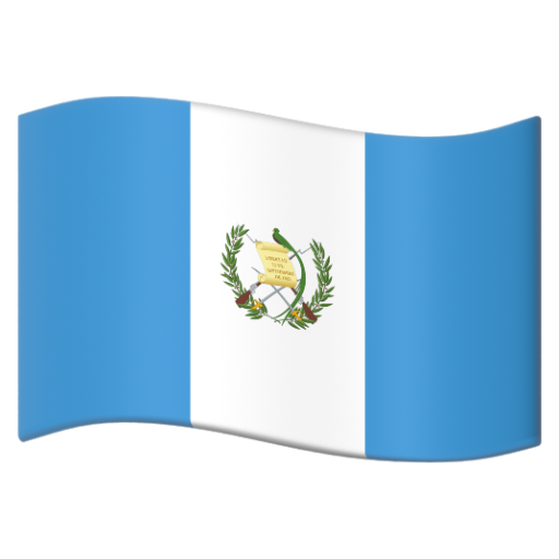 Emoji Cờ: Guatemala 🇬🇹 dạng 3D