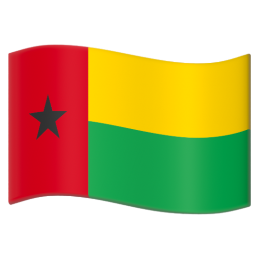 Emoji Cờ: Guinea-Bissau 🇬🇼 dạng 3D