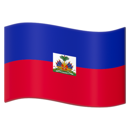 Emoji Cờ: Haiti 🇭🇹 dạng 3D