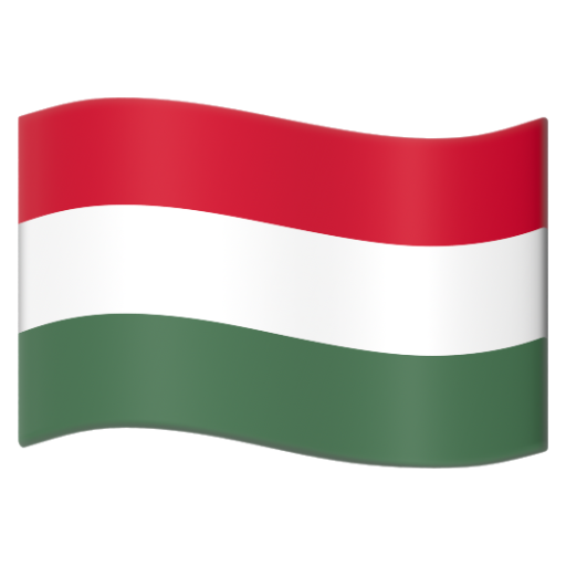 Emoji Cờ: Hungary 🇭🇺 dạng 3D