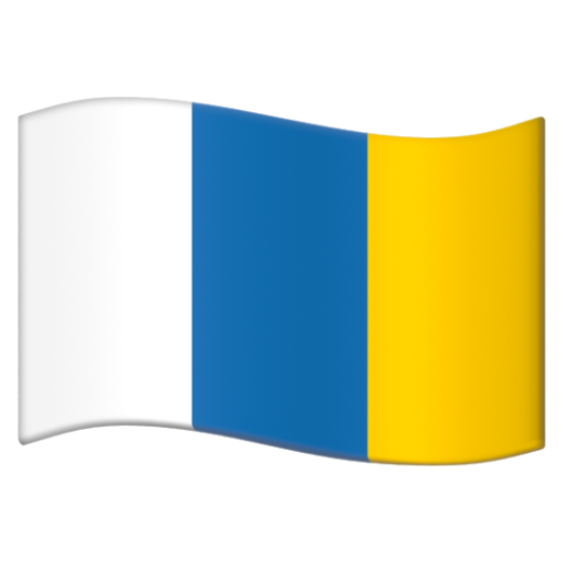 Emoji Cờ: Quần đảo Canary 🇮🇨 dạng 3D