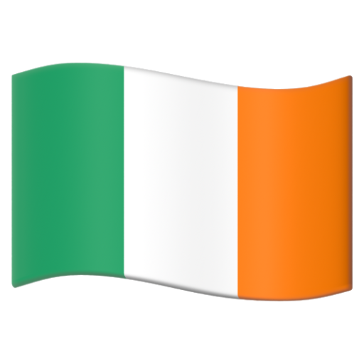 Emoji Cờ: Ireland 🇮🇪 dạng 3D