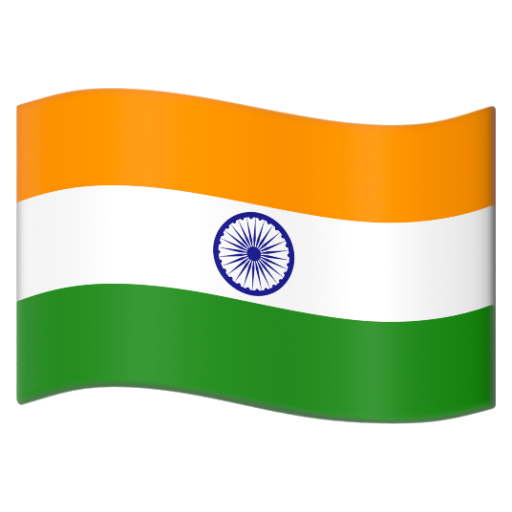 Emoji Cờ: Ấn Độ 🇮🇳 dạng 3D