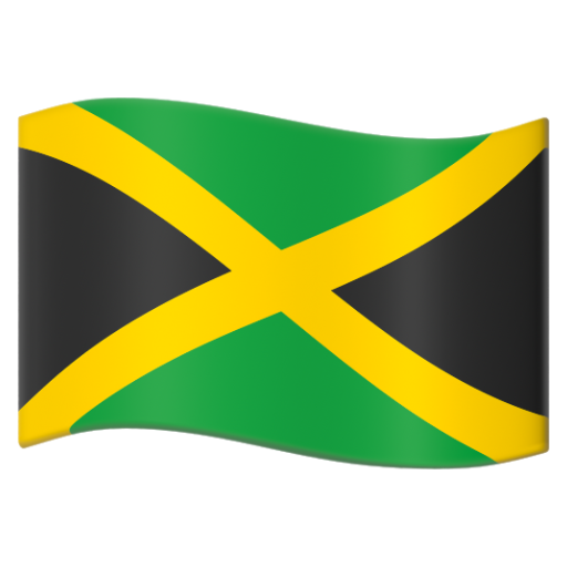 Emoji Cờ: Jamaica 🇯🇲 dạng 3D