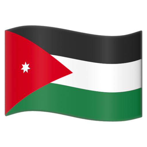Emoji Cờ: Jordan 🇯🇴 dạng 3D