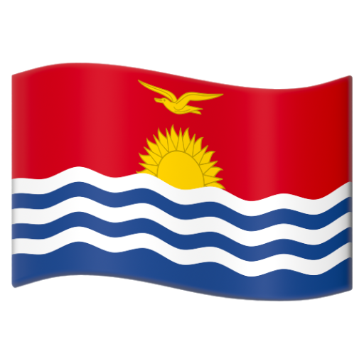 Emoji Cờ: Kiribati 🇰🇮 dạng 3D