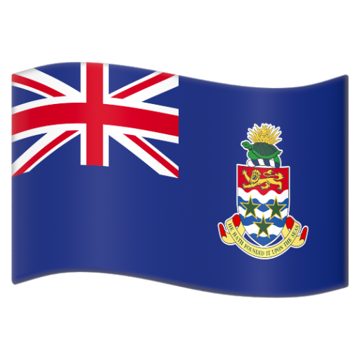 Emoji Cờ: Quần đảo Cayman 🇰🇾 dạng 3D