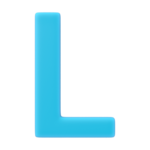 Emoji Regional Indicator Symbol Letter L 🇱 dạng 3D