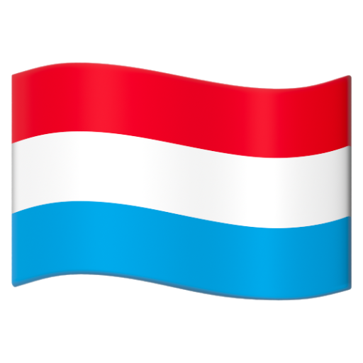 Emoji Cờ: Luxembourg 🇱🇺 dạng 3D