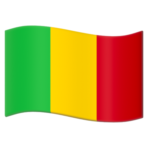 Emoji Cờ: Mali 🇲🇱 dạng 3D