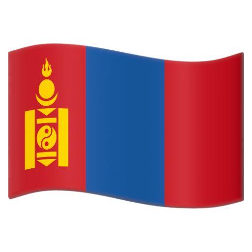 Emoji Cờ: Mông Cổ 🇲🇳 dạng 3D