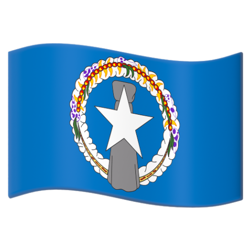 Emoji Cờ: Quần đảo Bắc Mariana 🇲🇵 dạng 3D
