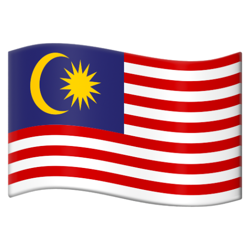 Emoji Cờ: Malaysia 🇲🇾 dạng 3D