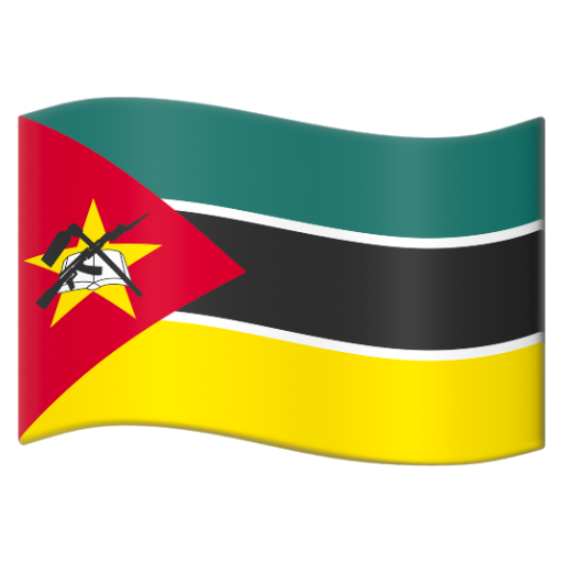 Emoji Cờ: Mozambique 🇲🇿 dạng 3D