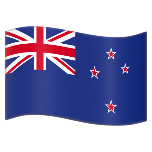 Emoji Cờ: New Zealand 🇳🇿 dạng 3D