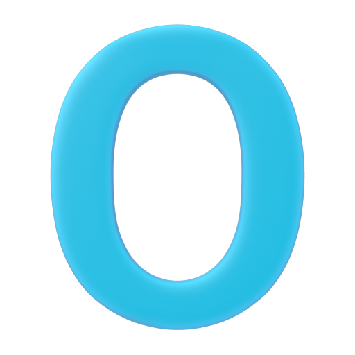 Emoji Regional Indicator Symbol Letter O 🇴 dạng 3D