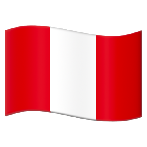 Emoji Cờ: Peru 🇵🇪 dạng 3D