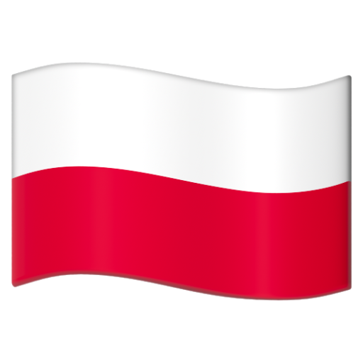 Emoji Cờ: Ba Lan 🇵🇱 dạng 3D