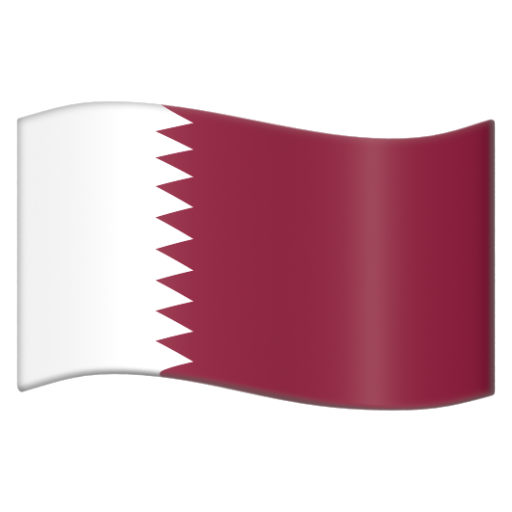 Emoji Cờ: Qatar 🇶🇦 dạng 3D