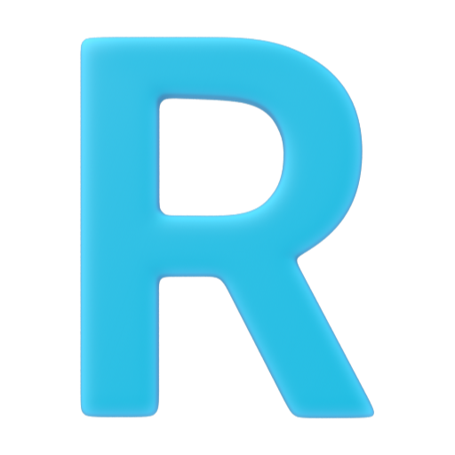 Emoji Regional Indicator Symbol Letter R 🇷 dạng 3D