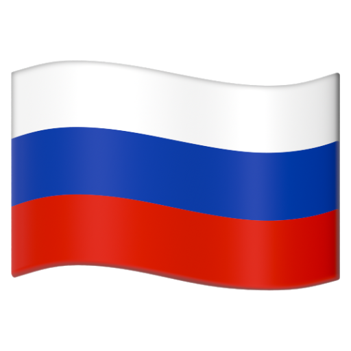Emoji Cờ: Nga 🇷🇺 dạng 3D
