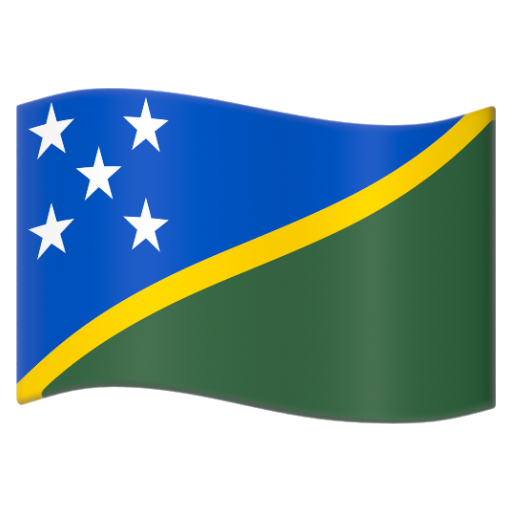 Emoji Cờ: Quần đảo Solomon 🇸🇧 dạng 3D