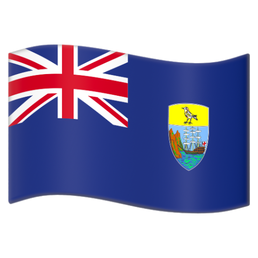 Emoji Cờ: St. Helena 🇸🇭 dạng 3D