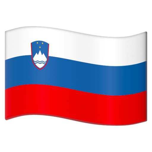 Emoji Cờ: Slovenia 🇸🇮 dạng 3D