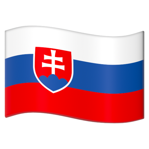 Emoji Cờ: Slovakia 🇸🇰 dạng 3D