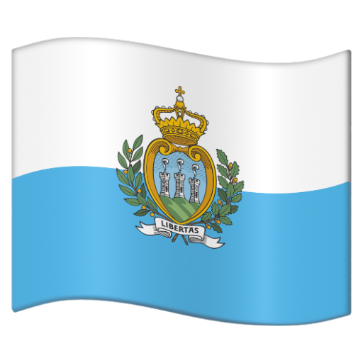 Emoji Cờ: San Marino 🇸🇲 dạng 3D
